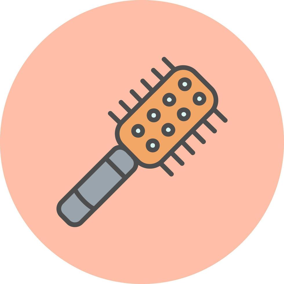 Hair Brush Vector Icon