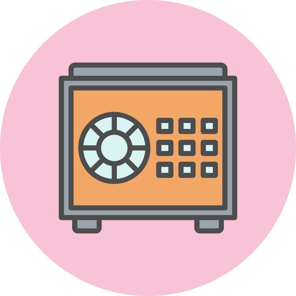 Safe Box Vector Icon