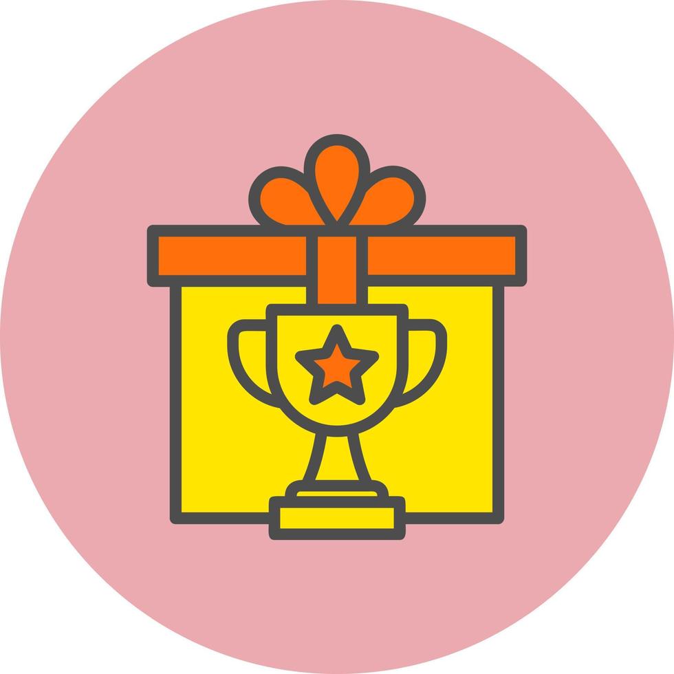 icono de vector de premio ganador