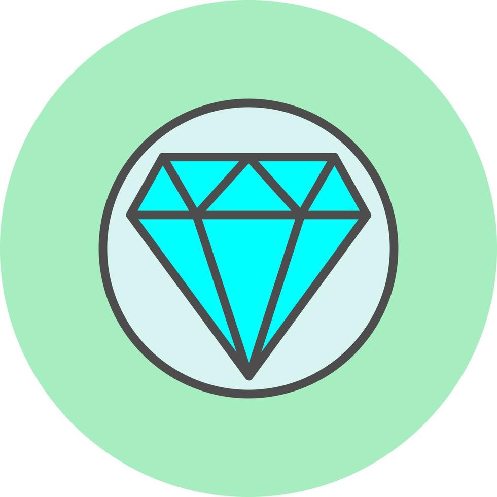 Diamond Vector Icon