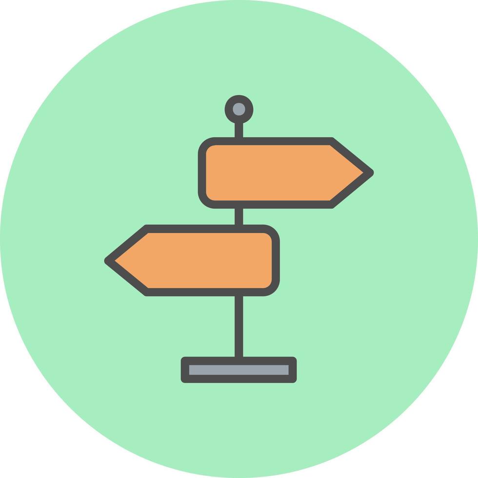 Signpost Vector Icon 16484751 Vector Art at Vecteezy