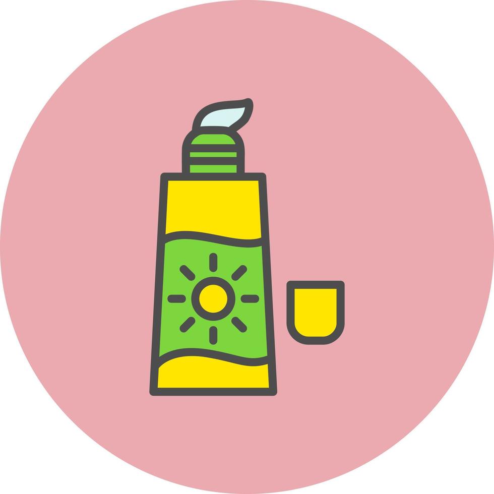 Sunblock Vector Icon