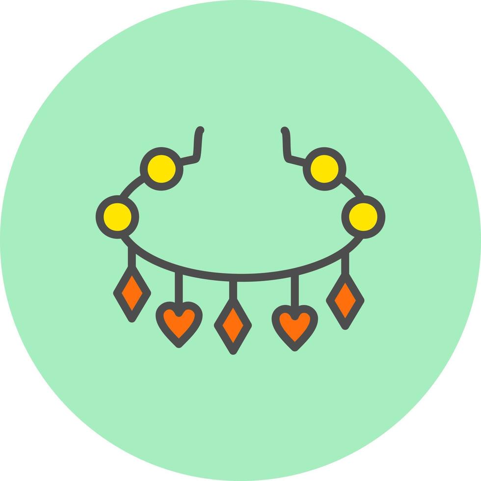 icono de vector de collares