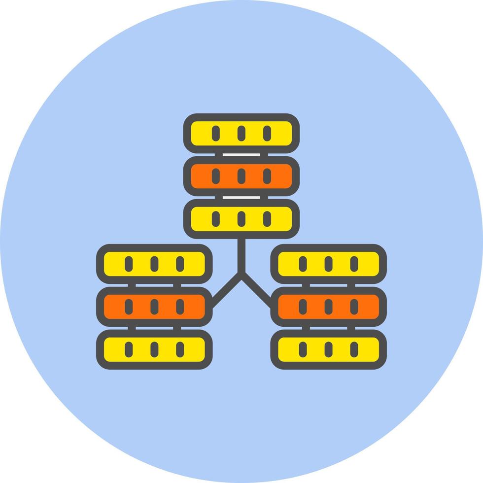 icono de vector de base de datos