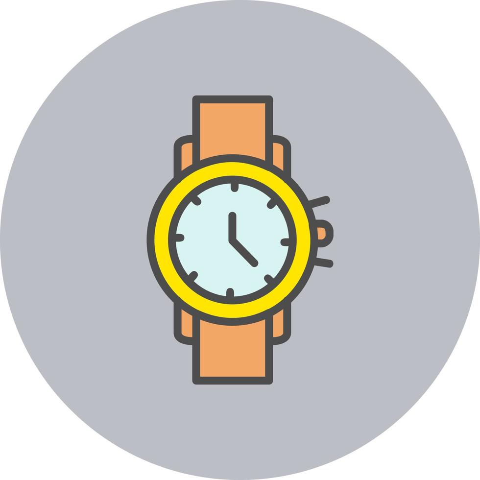 icono de vector de reloj de pulsera