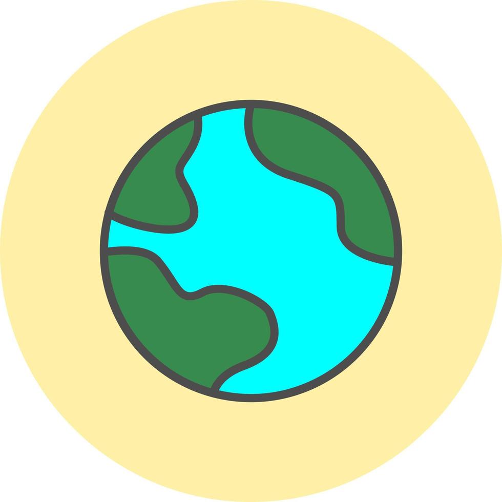 icono de vector de tierra