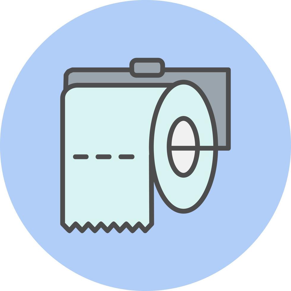 icono de vector de papel higiénico