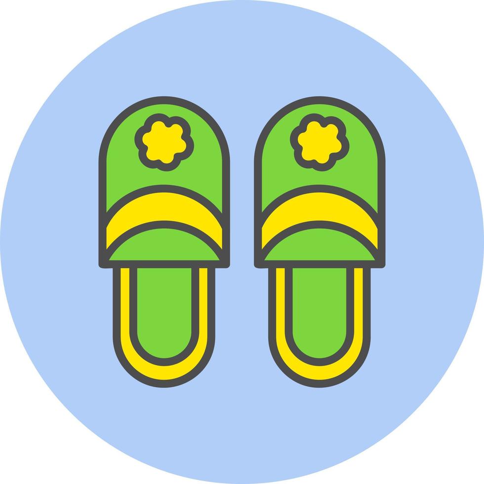 Slippers Vector Icon