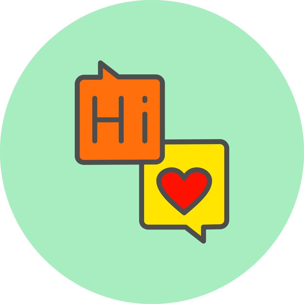 Conversation Vector Icon