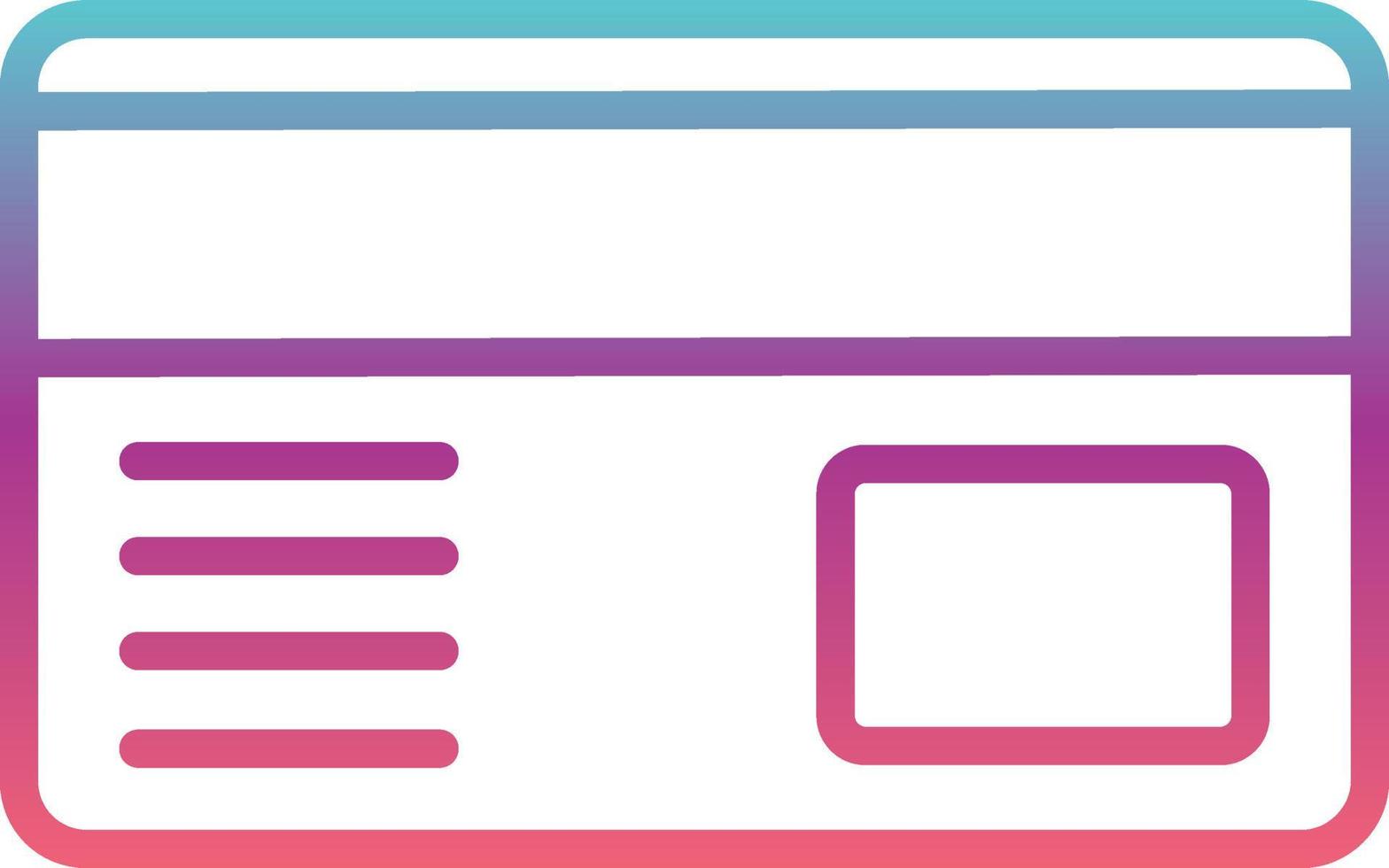 Credit Card Vector Icon