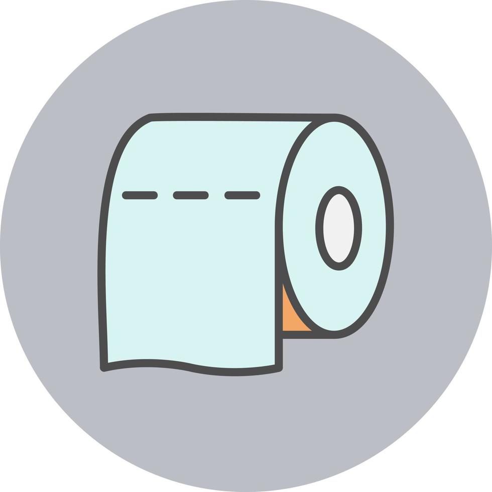 icono de vector de papel higiénico