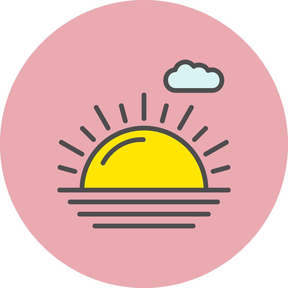 Sunrise Vector Icon