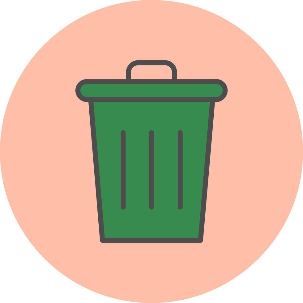 Trash Can Vector Icon