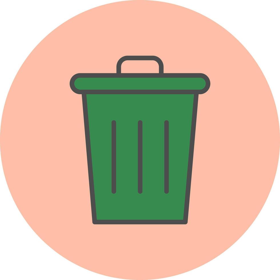 Trash Can Vector Icon