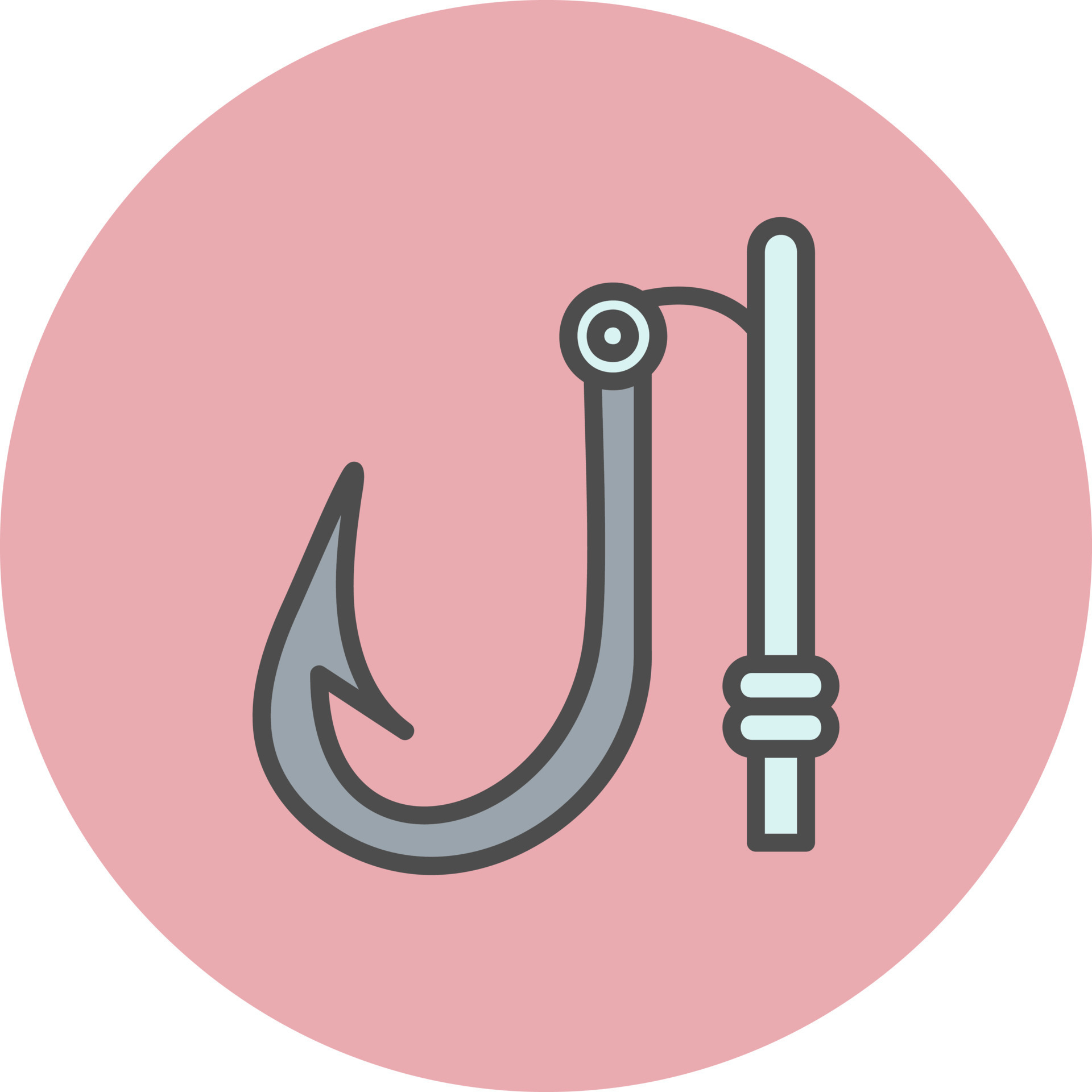 Fishing Hook Vector Icon 16485468 Vector Art at Vecteezy