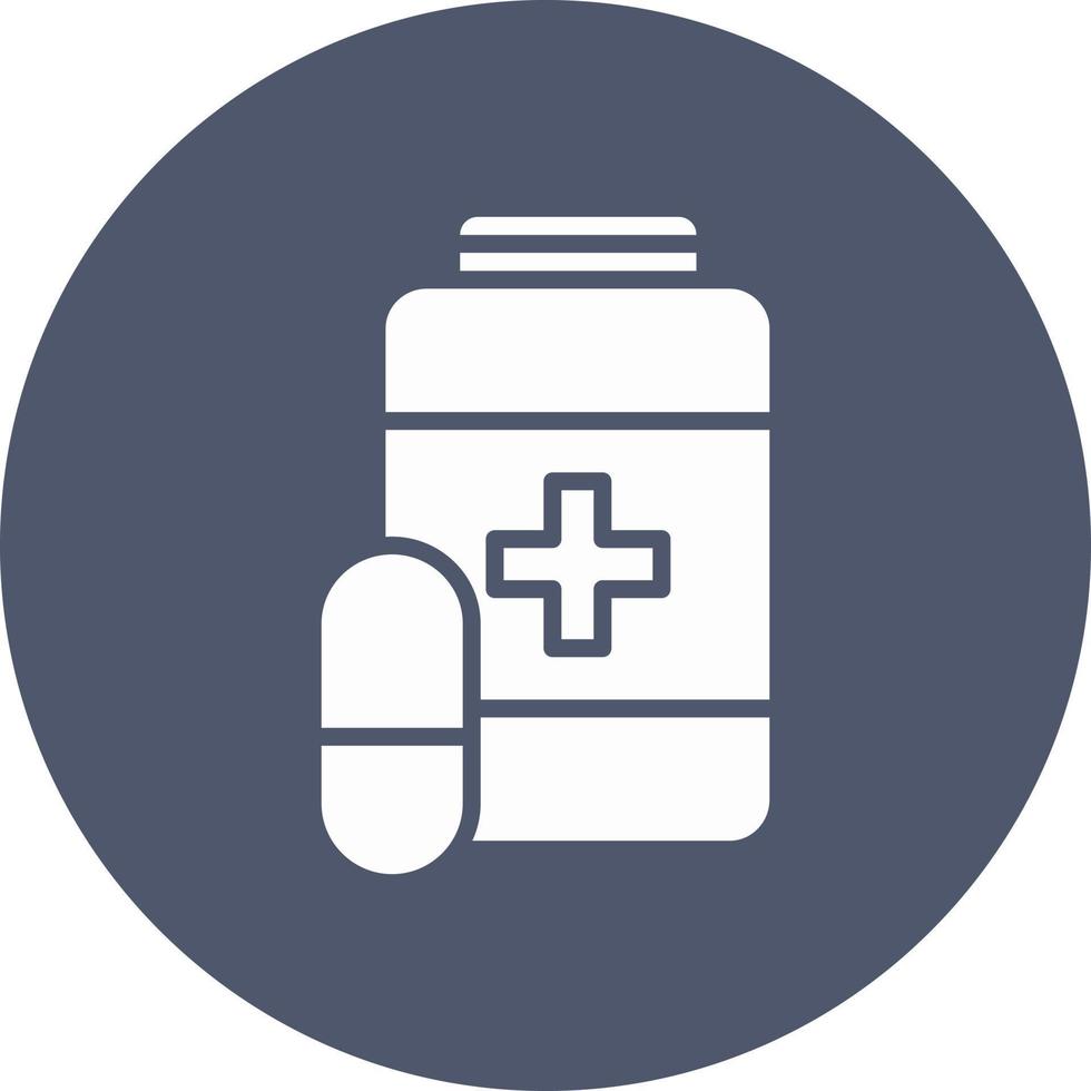 Medicine Bottle Vector Icon