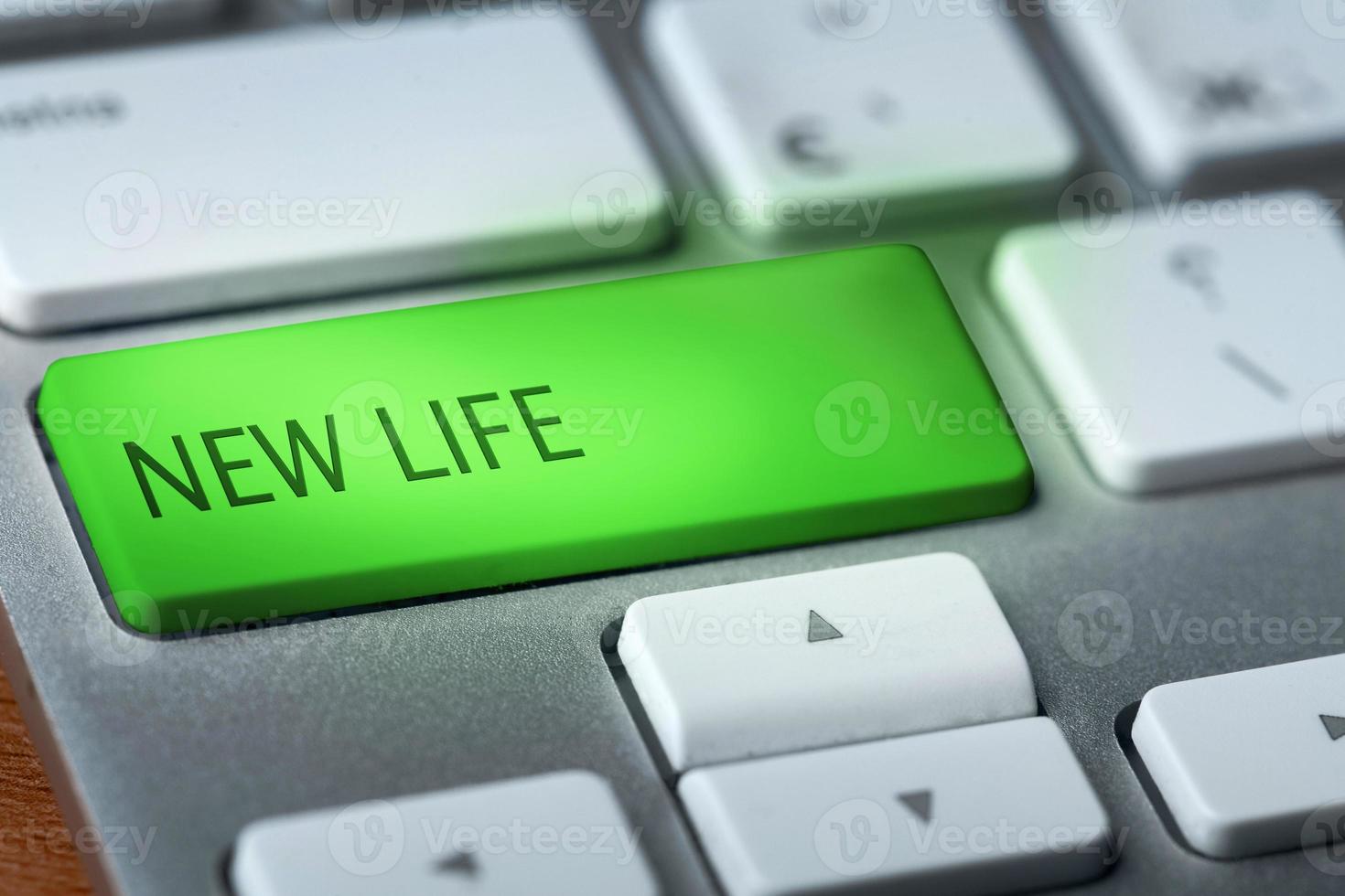 botón de nueva vida en el teclado foto