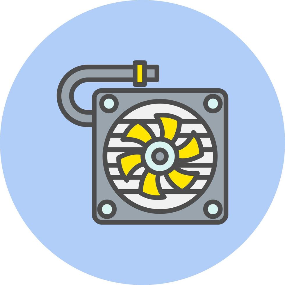 Cooling Fan Vector Icon