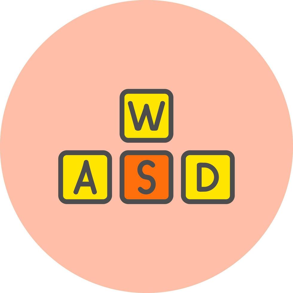 Wasd Vector Icon