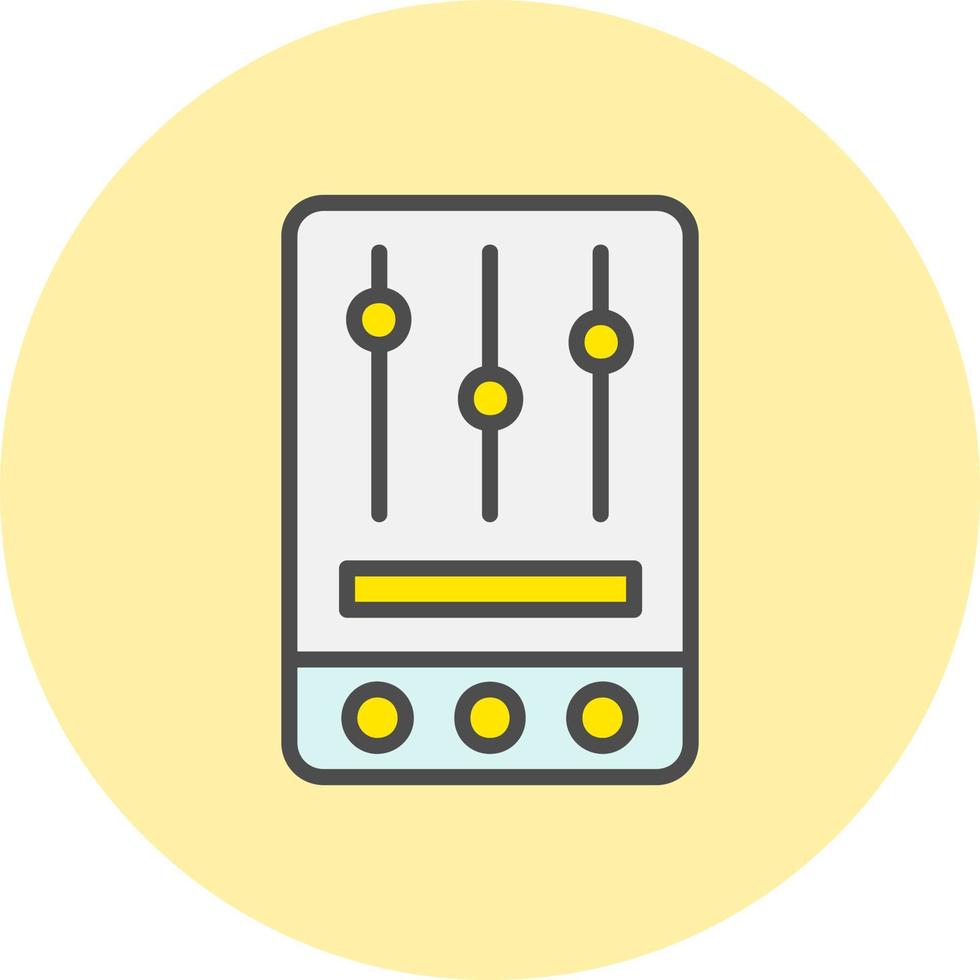 icono de vector de control de luz rgb