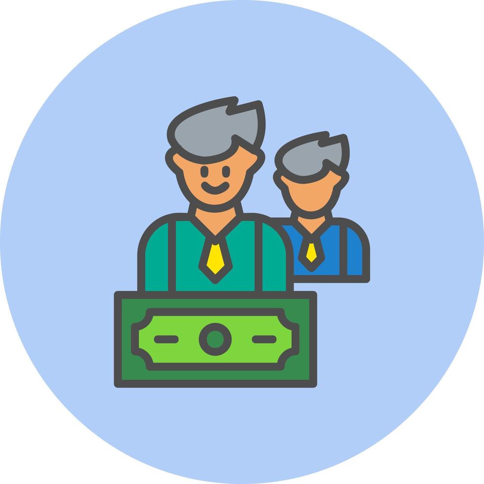 Wage Vector Icon