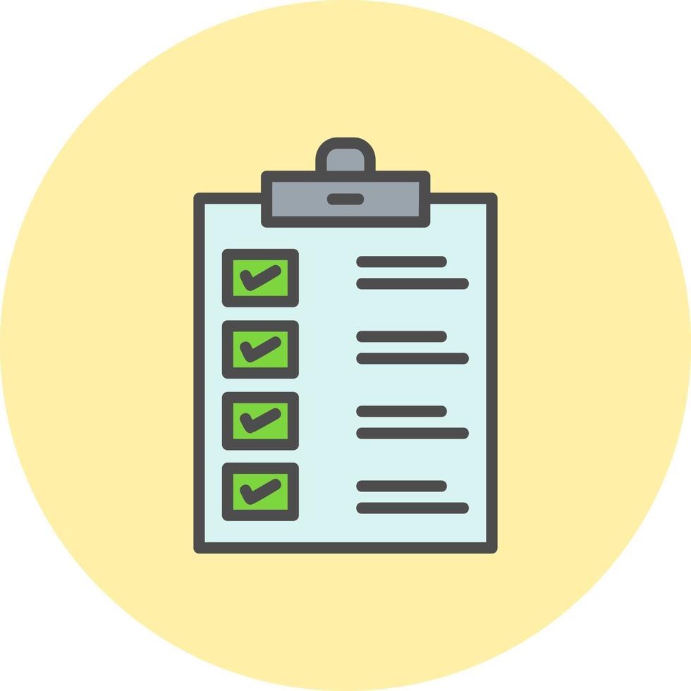 Checklist Vector Icon