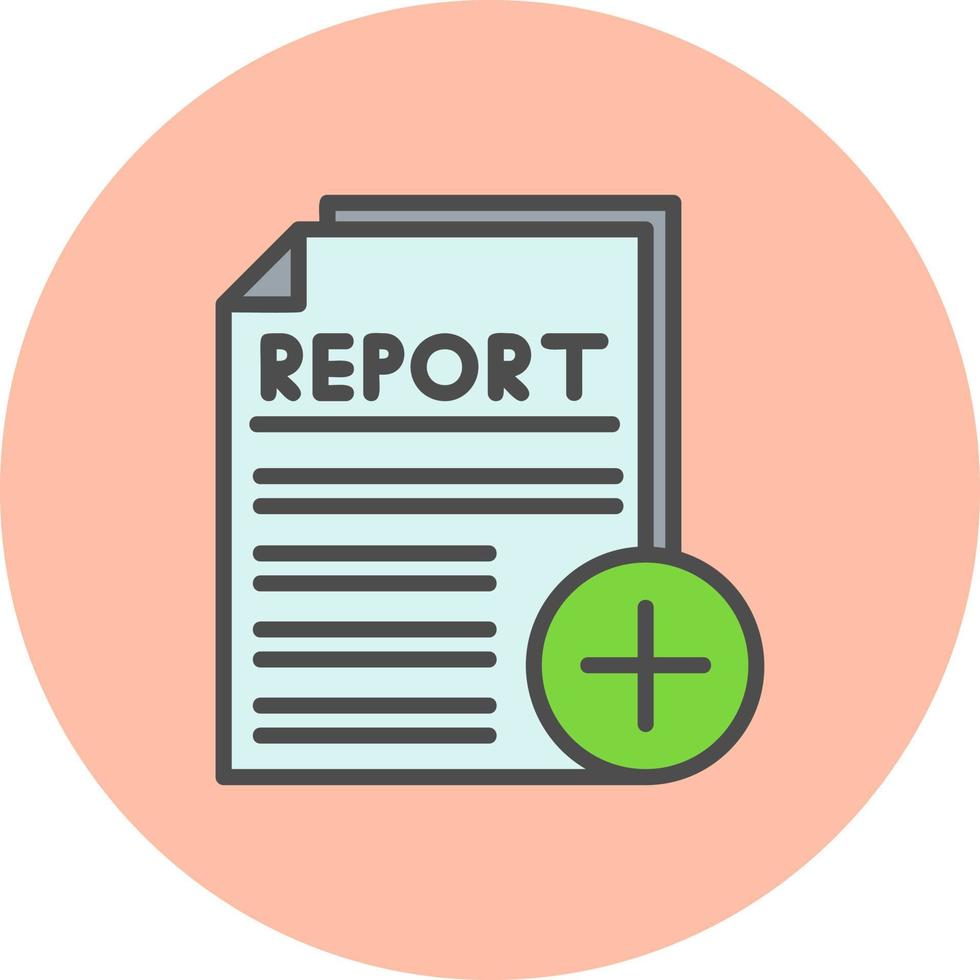 Medical Report Vector Icon
