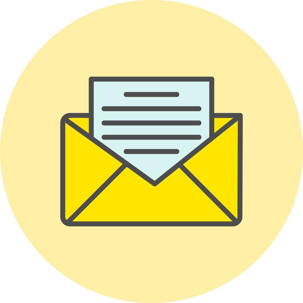 icono de vector de correo electrónico