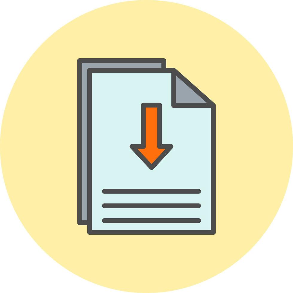 File Download Vector Icon