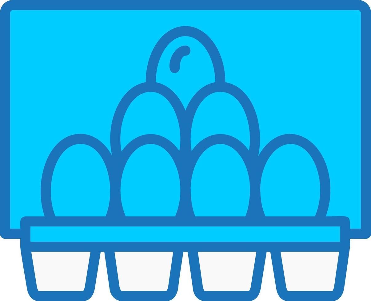Egg Carton Vector Icon