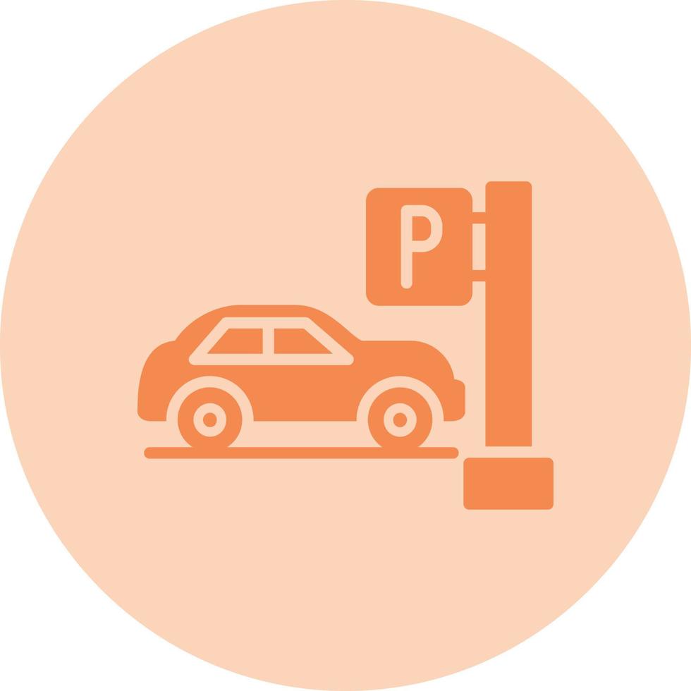 Car Parking Vector Icon