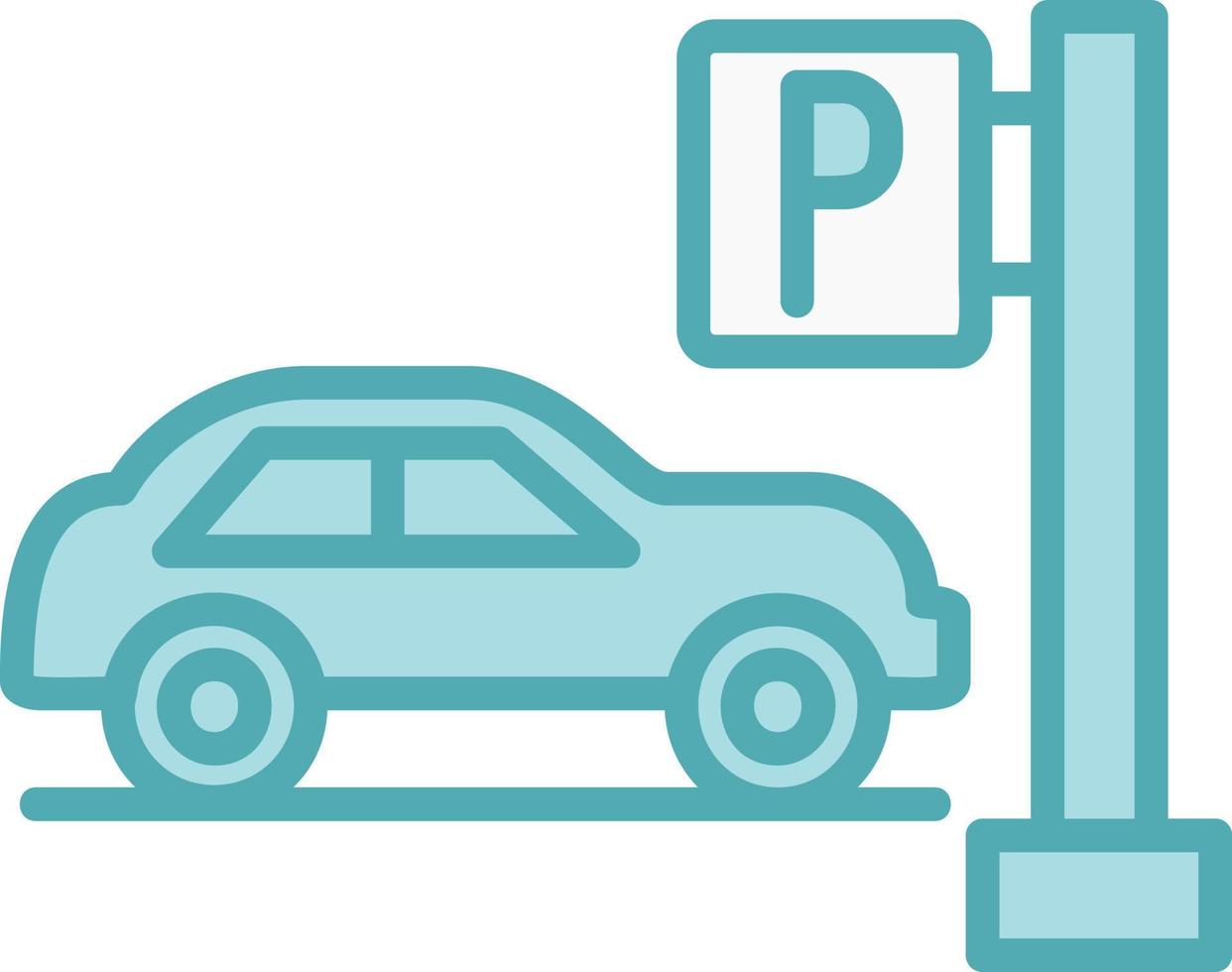 Car Parking Vector Icon