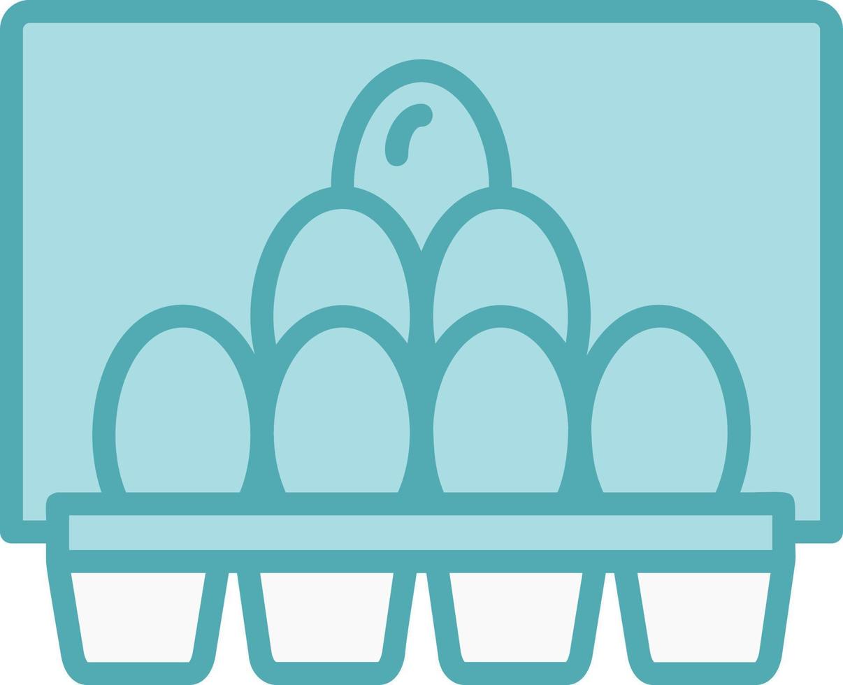 Egg Carton Vector Icon