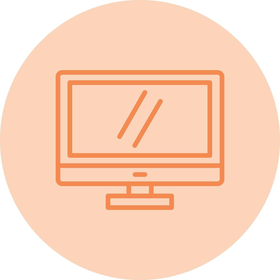 Monitor Display Vector Icon