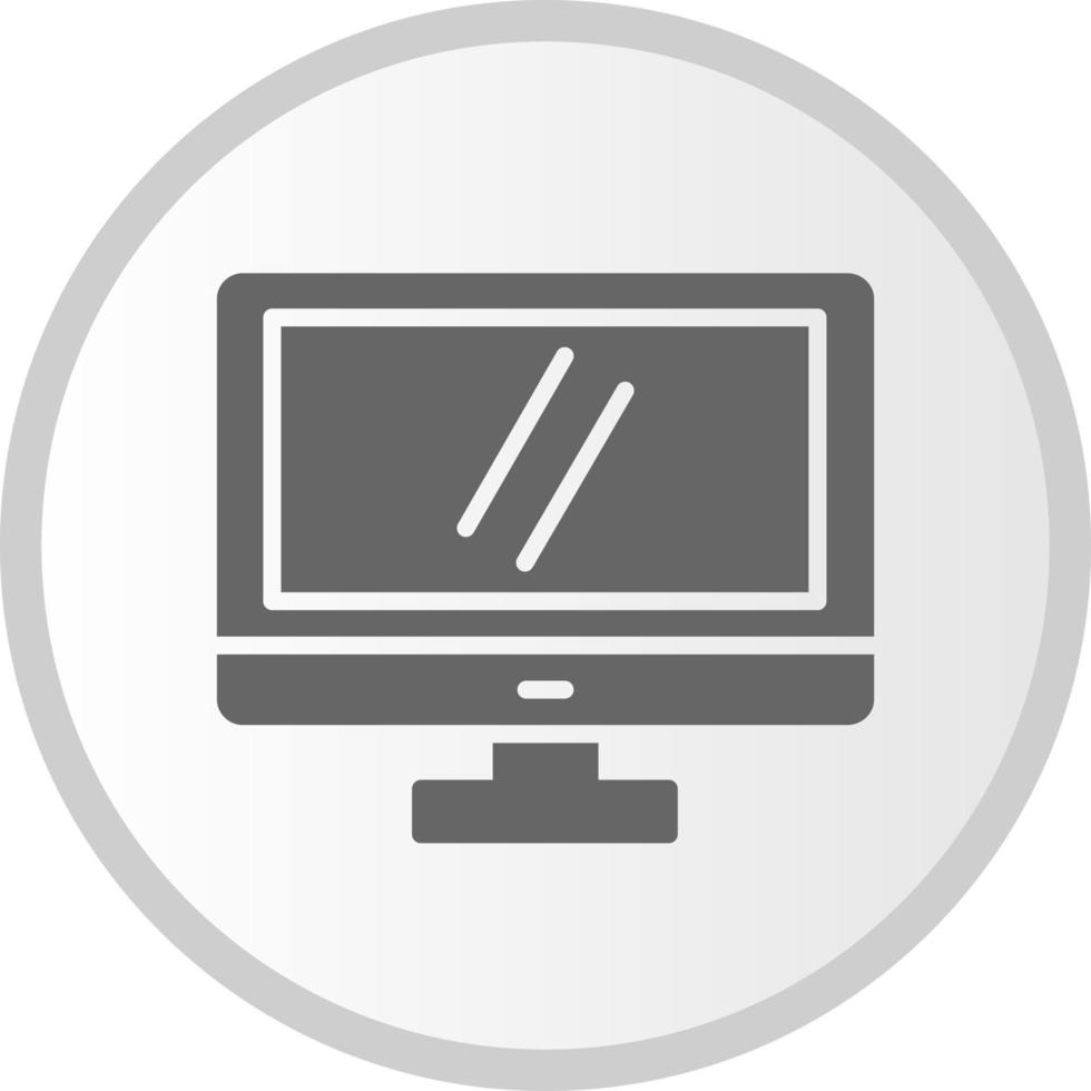 Monitor Display Vector Icon