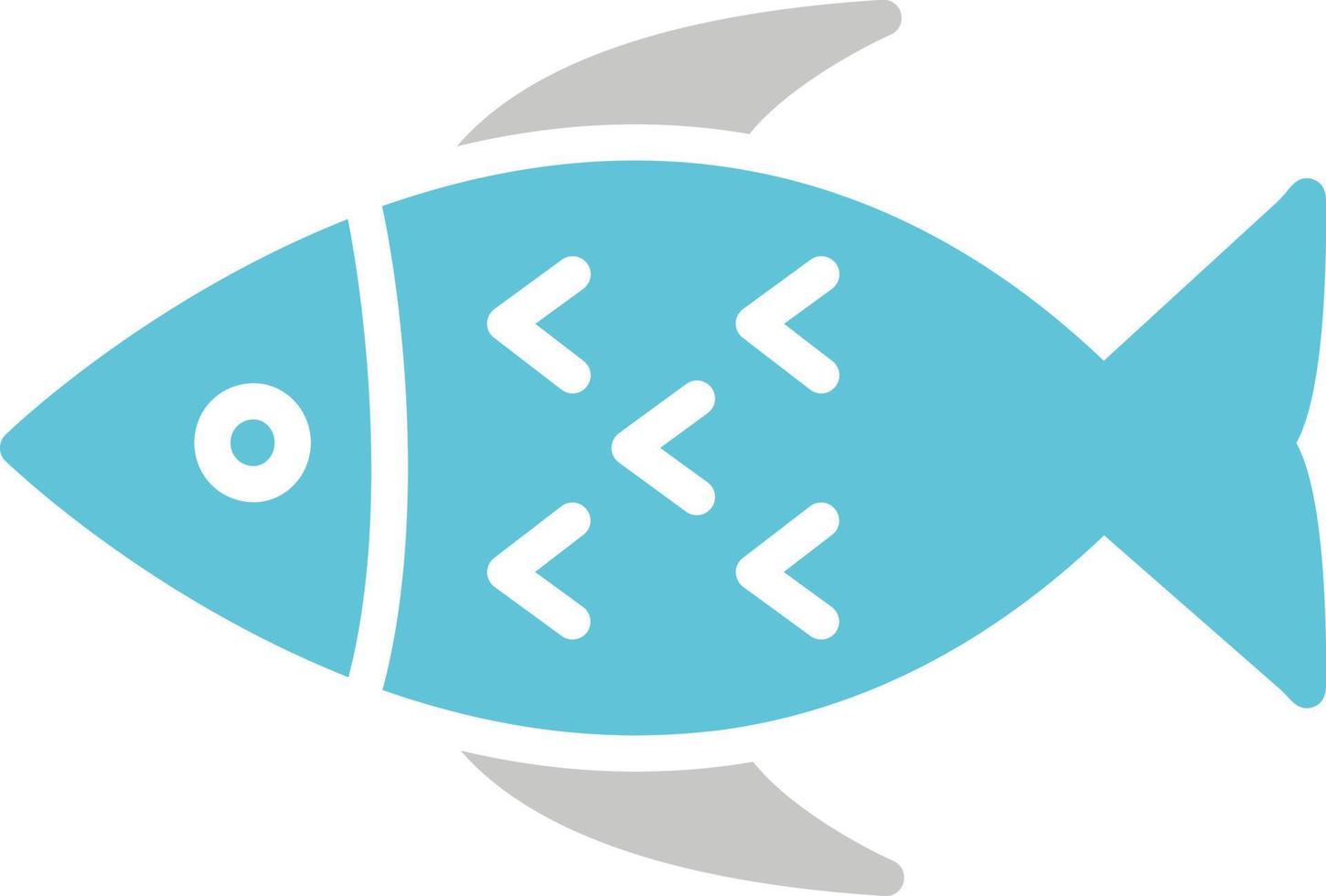 icono de vector de pescado