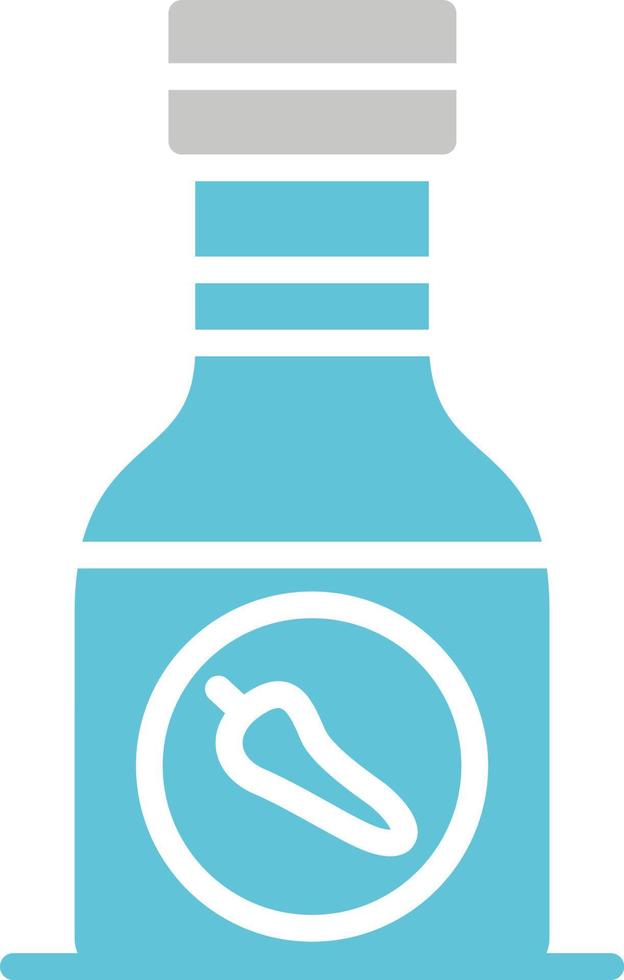 icono de vector de botella de salsa