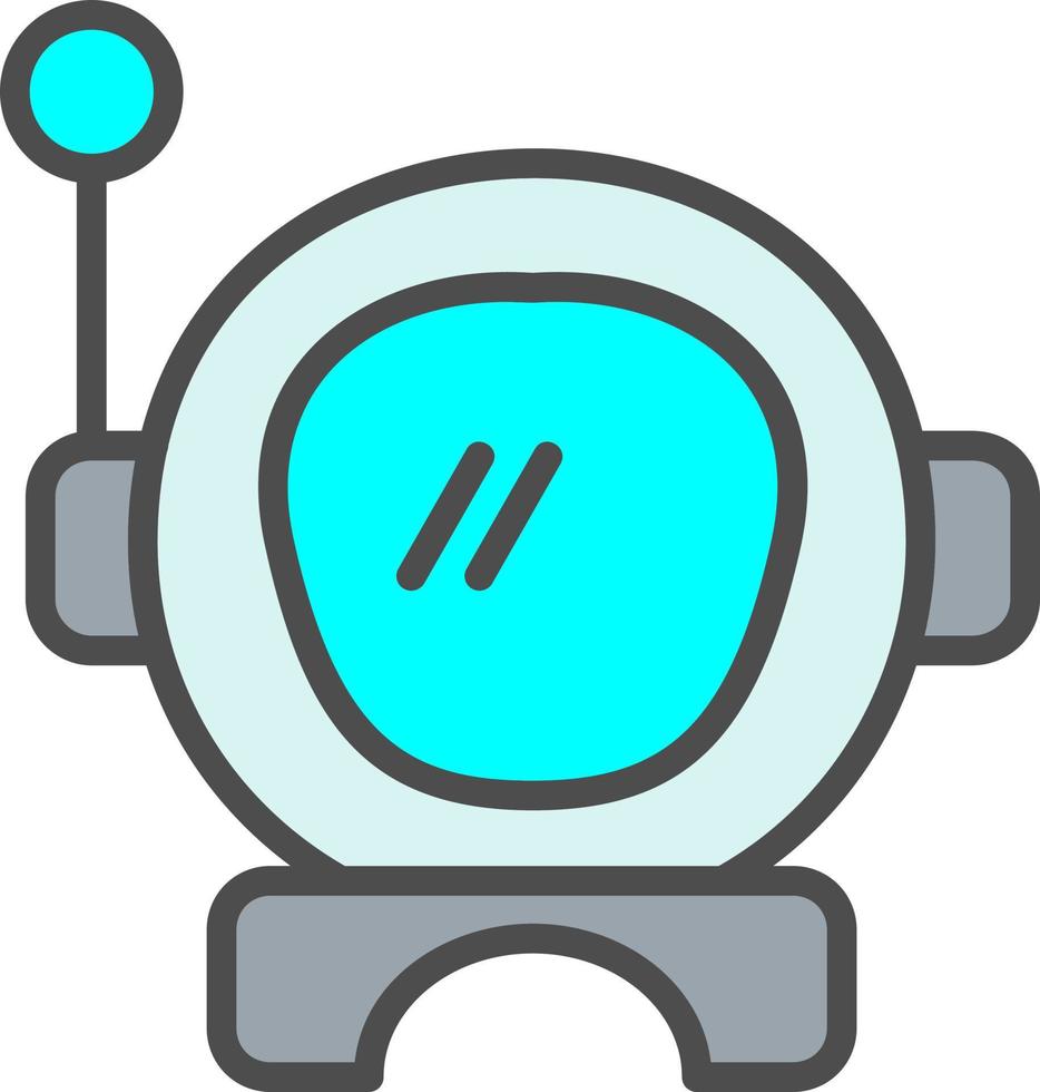 Astronaut Helmet Vector Icon