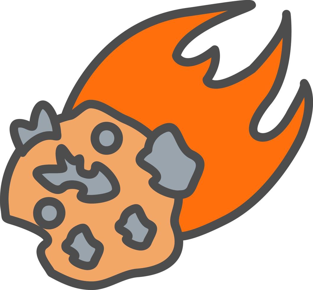 Meteorite Vector Icon