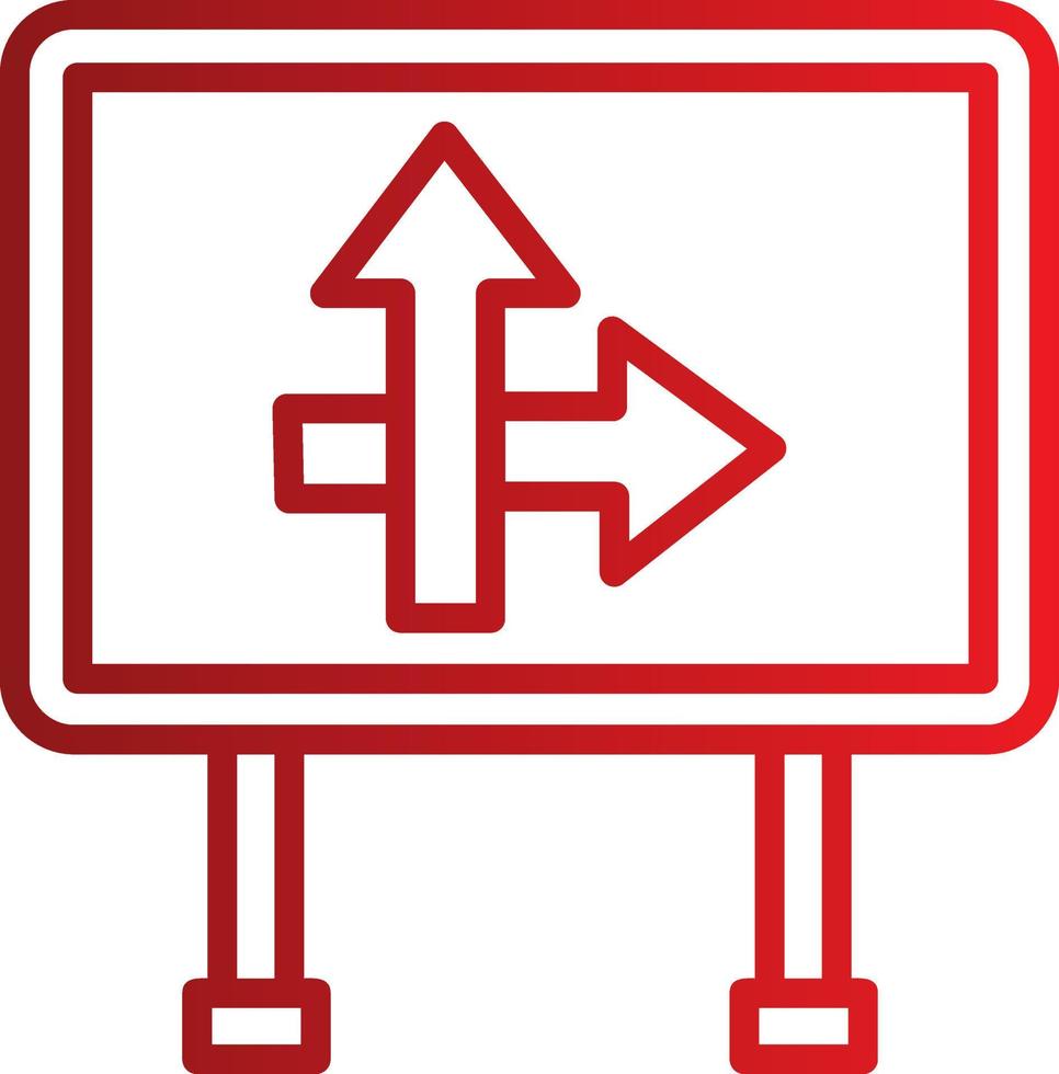 Road sign Vector Icon