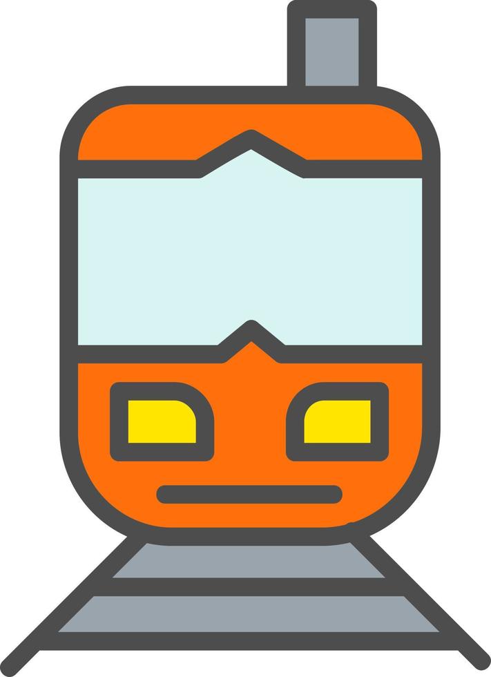 icono de vector de tren