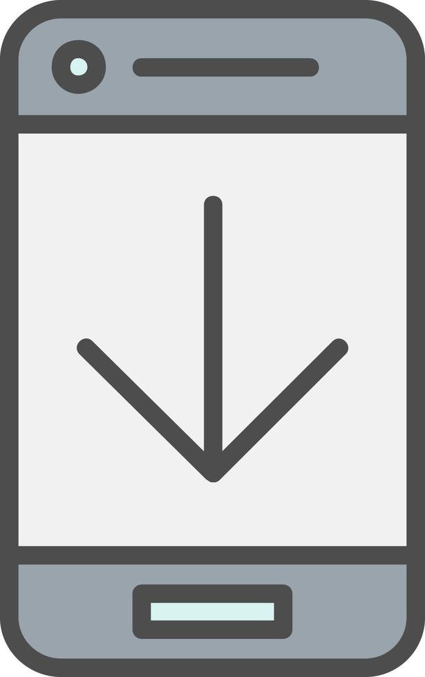 Down Vector Icon
