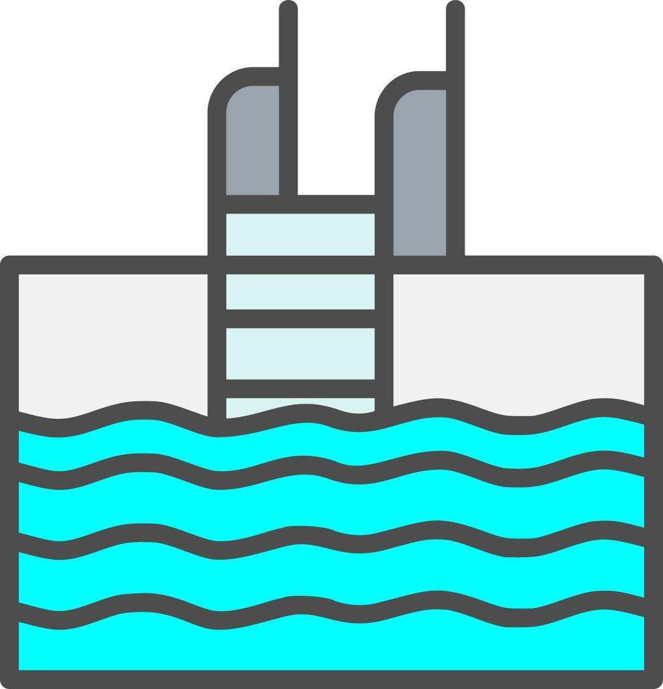 Swimming Pool Vector Icon