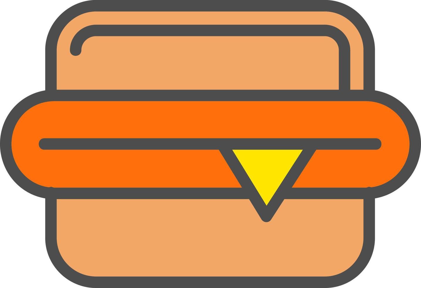 Burger Fast Food Vector Icon