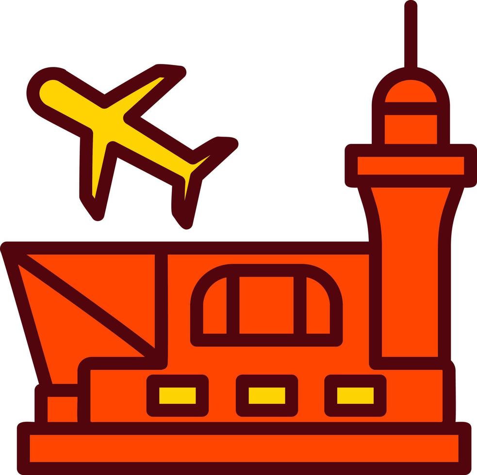 icono de vector de aeropuerto