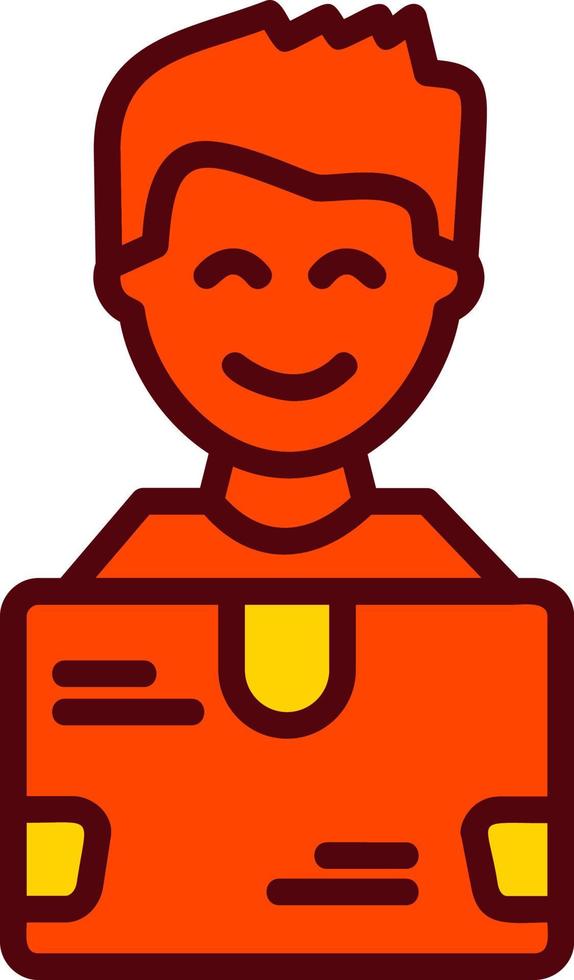 Delivery Man Vector Icon