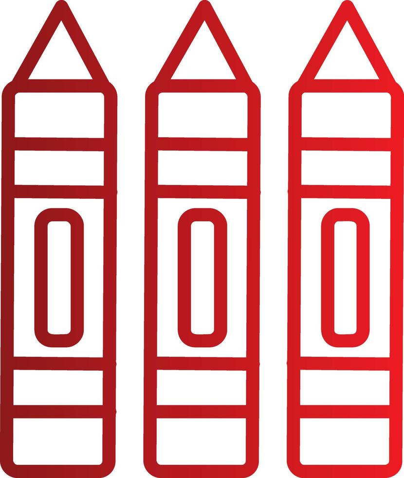 Crayons Vector Icon