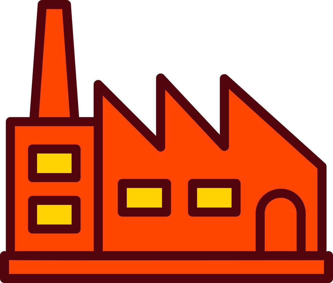 Factory Vector Icon