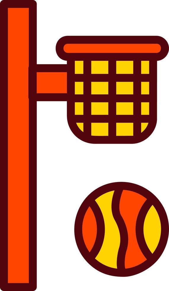 icono de vector de baloncesto