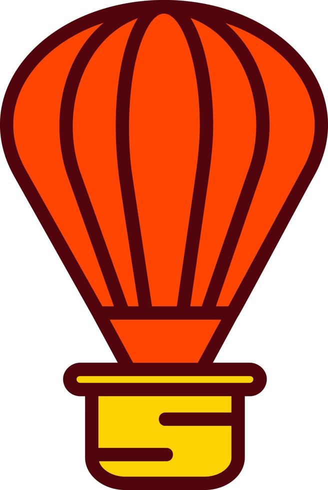 Hot Air Balloon Vector Icon